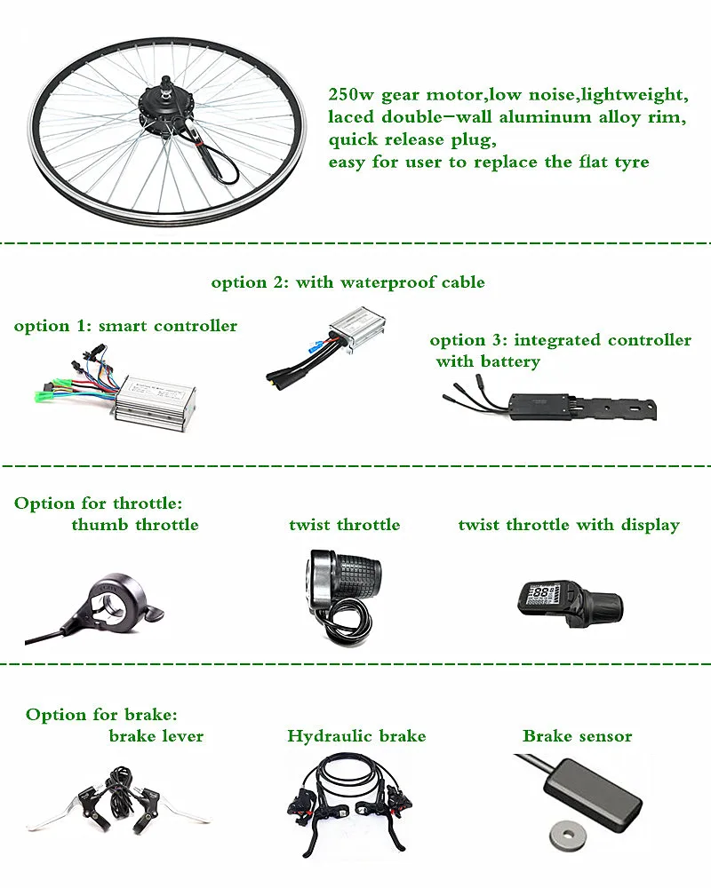 electric bicycle kits for sale