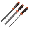 Premium 3pcs Woodworking Hand Rasp File Set including Half Round,Flat,Round File