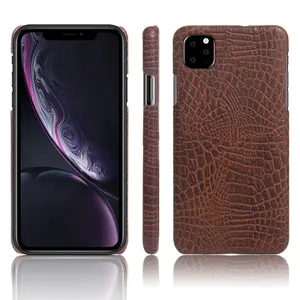 Crocodile Leather Case iPhone 11