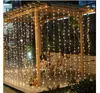 110V/220V 6*3 m 600LED curtain festive decoration light Christmas tree festive interior decoration light string new year