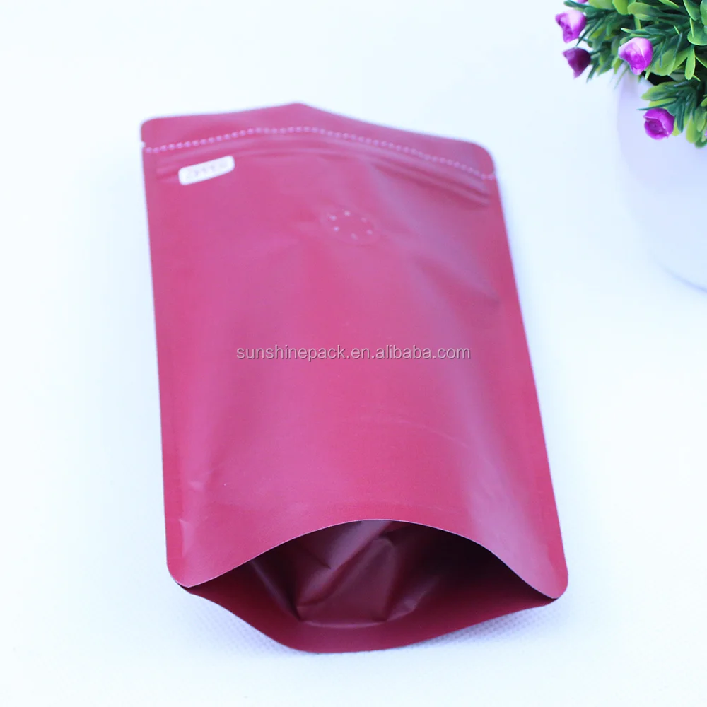 Resealable Stand Up Pouch Coffee Packaging Bag Clear Standup Pouch