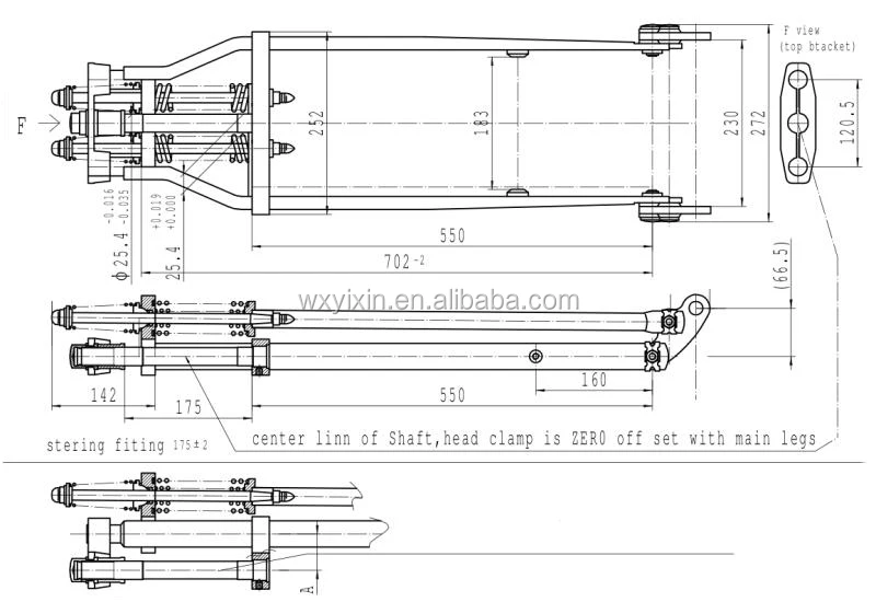 Oem Motorcycles Springer Fork Front End Stock Length For ...