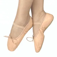 

Girls soft full sole dance shoes ballet leather dance shoes