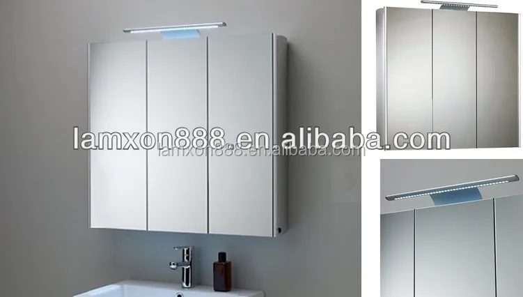 Engineering Project Absolute Triple Mirrored Bathroom Cabinet With