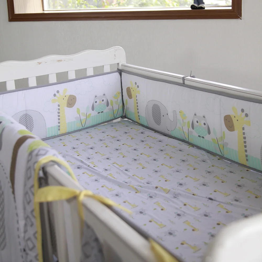 Oeko Tex Certificate 100 Cotton Baby Deer Crib Nursery Bedding