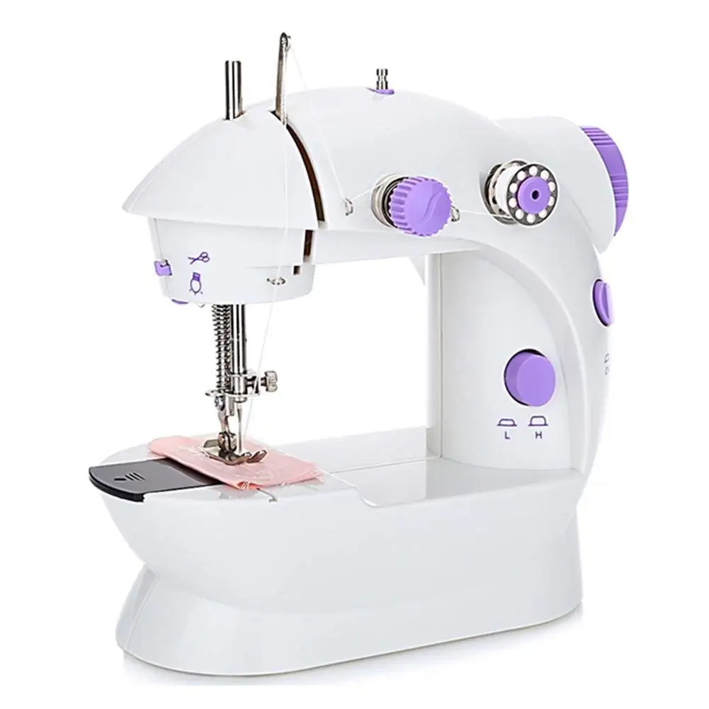 Get Quotations · Rundaotong-US Mini Sewing Machine - Professional Portable Electric Household Sewing Machine with Double Speed