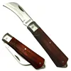 Hot sale garden grafting knife with wooden handle