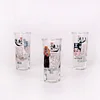 custom design 50ml glass cups for wisky mini shot glass