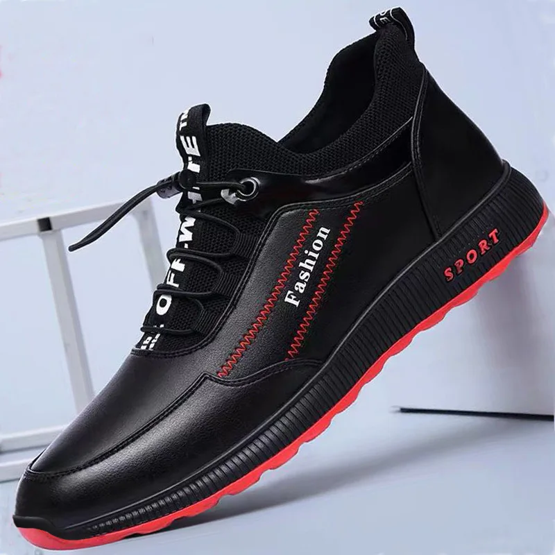 

Fashion sneakers mens Custom Breathable Popular Sport Shoes, Black,white