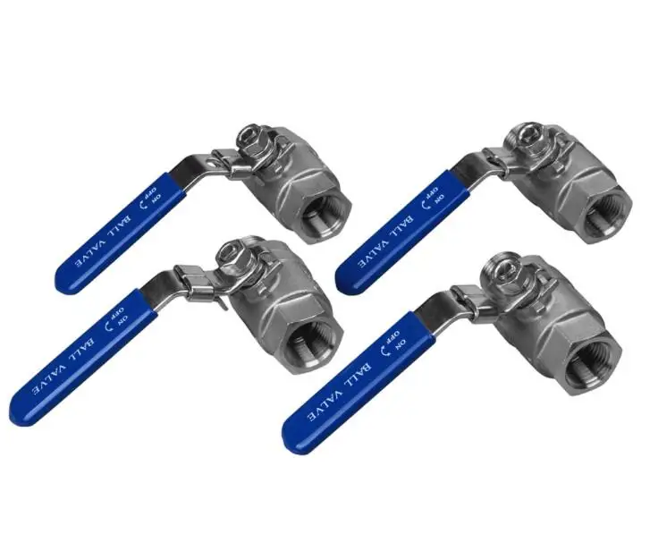 ball valve with lock lever