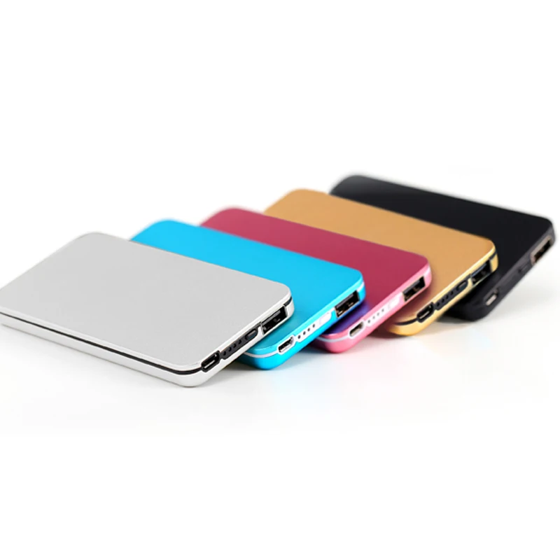 Ultra Slim Aluminum Power Bank 4000mah,Gift Card Power Bank 4000mah ...