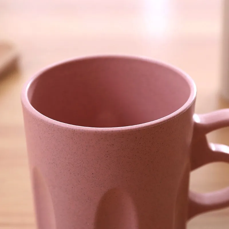  Bamboo Plastic Toothbrush Holder Water Bottle