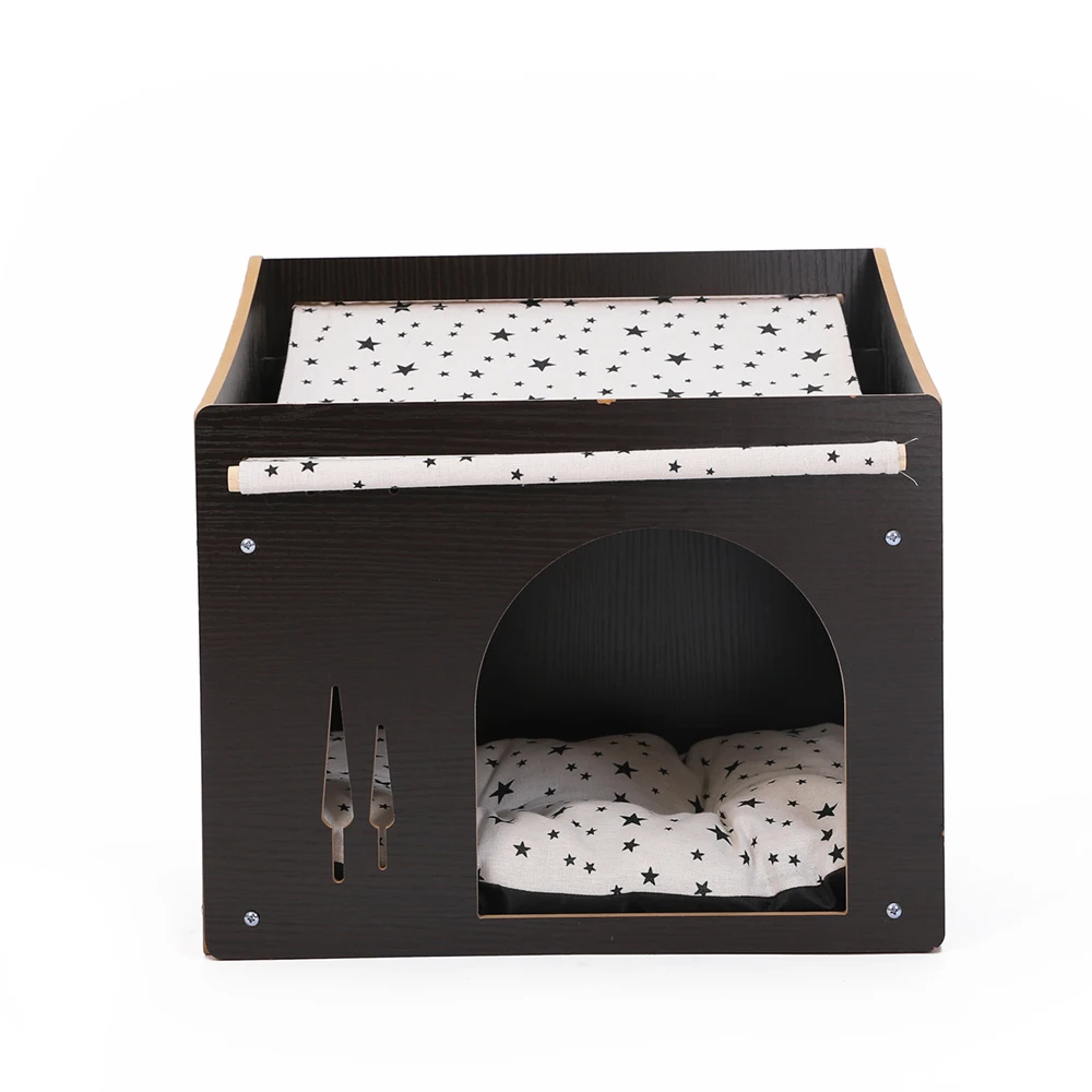 

Factory New Design Custom Outdoor Wooden Luxury Pet House Dog Bed