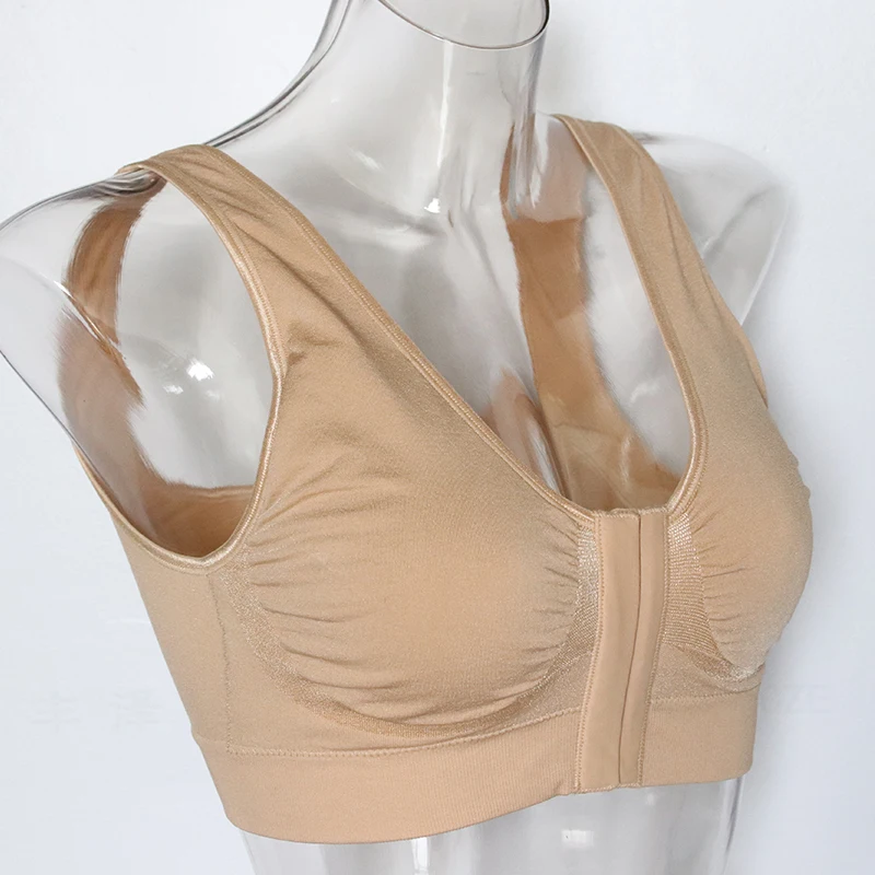 
Hot sale great quality seamless women bra with zipper 