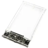 

Slim Hard Drive USB3.0 SATA External 2.5 inch HDD SSD Enclosure Box Transparent Case