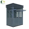 Outdoor traffic police security information kiosk cabin booth with camera