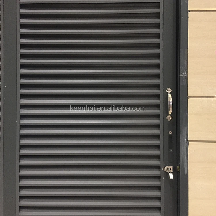 Secure and Stylish: Aluminum Louver Door Design for Villas