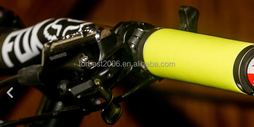Bicycle Cycling Bike MTB Smooth Black Sponge Tube Foam Rubber Handlebar Grips