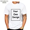 TONGYANG Your OWN Design Brand Logo Picture T Shirts Custom Men and Women T-shirt Blank T Shirt For Printing