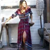 2017 HOT SALE Comfortable Cardigan Printed Beach Dress