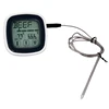 Liquid Crystal Touch Screen Food Kitchen Cooking Meat Digital Temperature Meter Thermometer For Household with probe