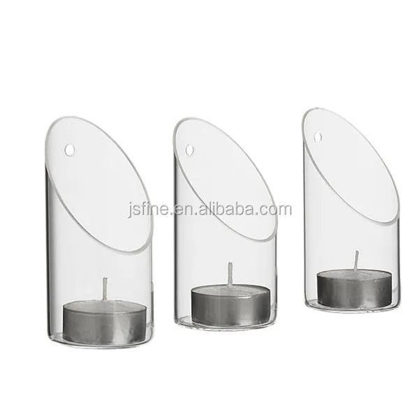 Borosilicate Glass Clear Chimney For Candle Open Ended Candle Holder