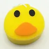 Custom animal shape duck soft body cleaning baby bath scrub sponge