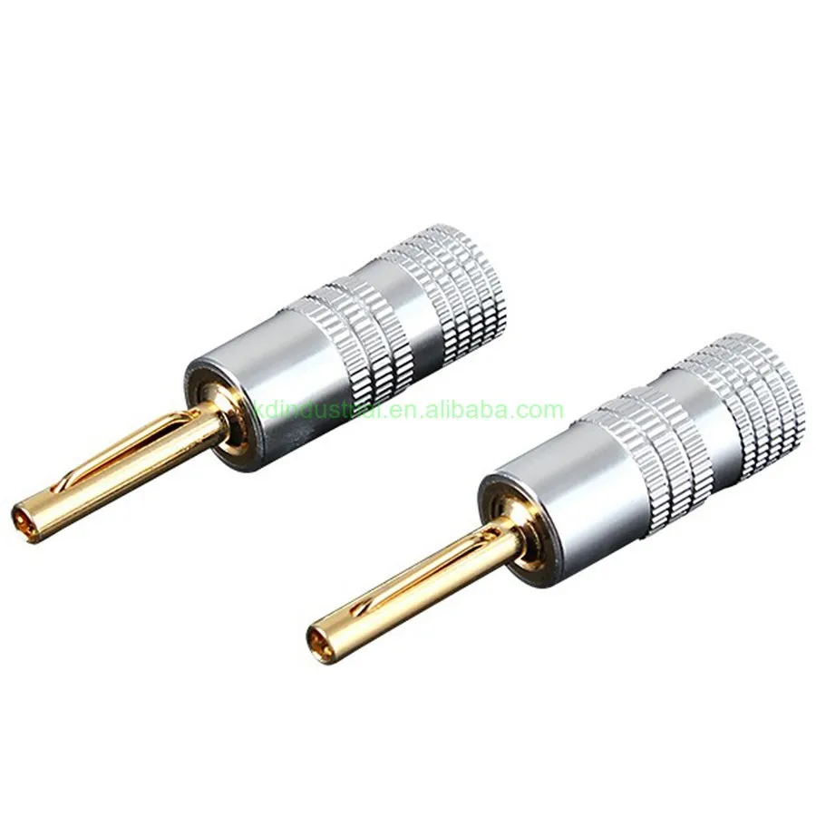 KD-H1053 24K gold-plated spring pin type speaker cable banana connector.jpg