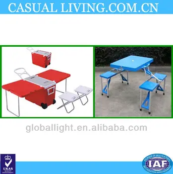 cooler table with chairs