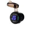 QC 3.0 USB Charger Socket Power Outlet with Digital Voltmeter + Ammeter for Car Boat Marine