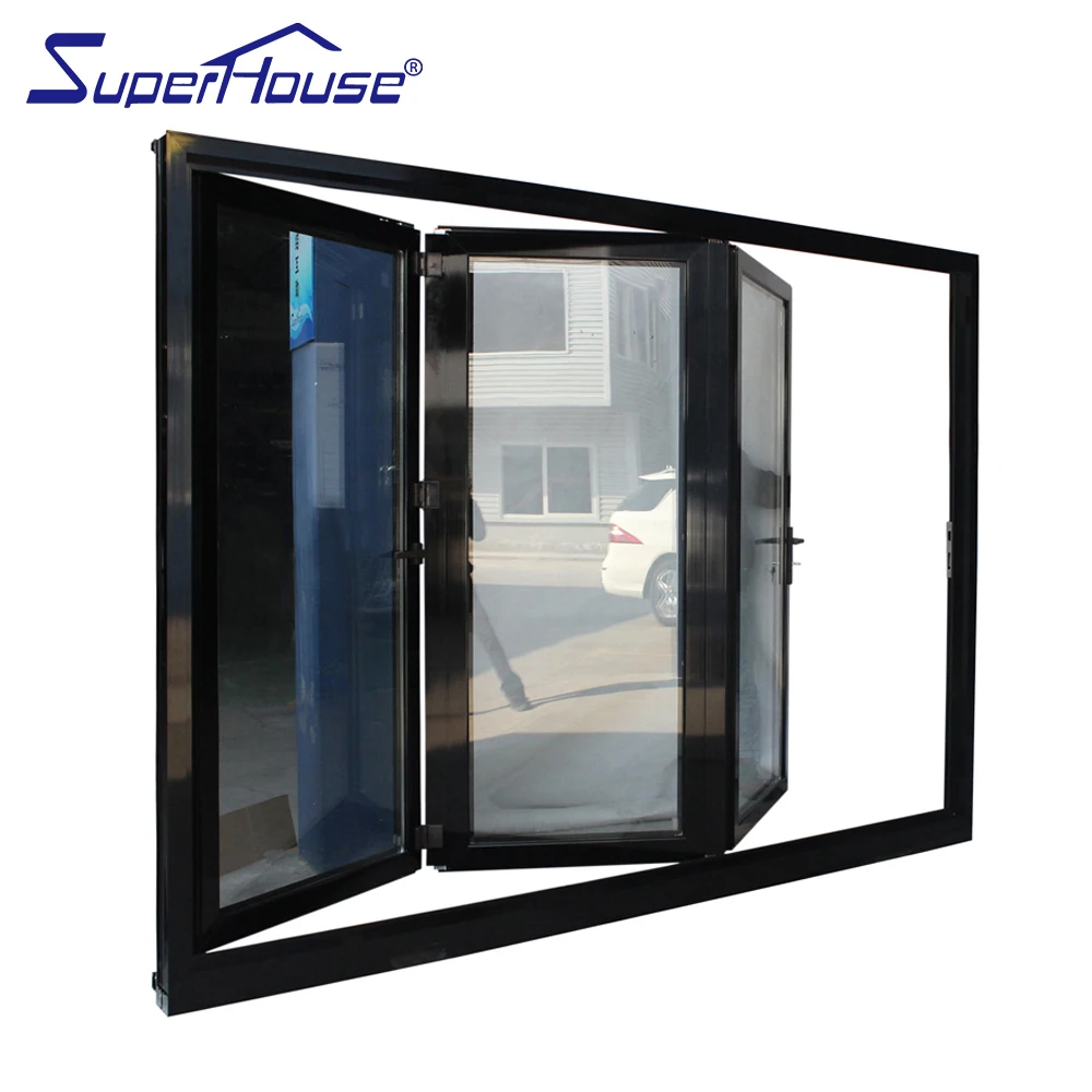 AAMA,Australia standard double glass/triple glass sliding folding patio doors