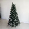 6ft(180cm) Pine Needle Christmas tree With Glitter plastic artificial pine needle christmas tree