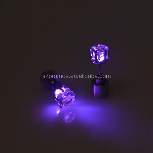 crystal light up earrings