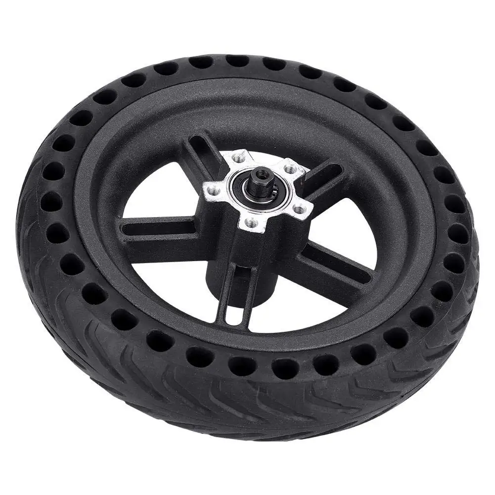 Scooter Parts M365 Solid Tire+ Hub 8.5 Inch Rear Wheel For Mijia M365 ...