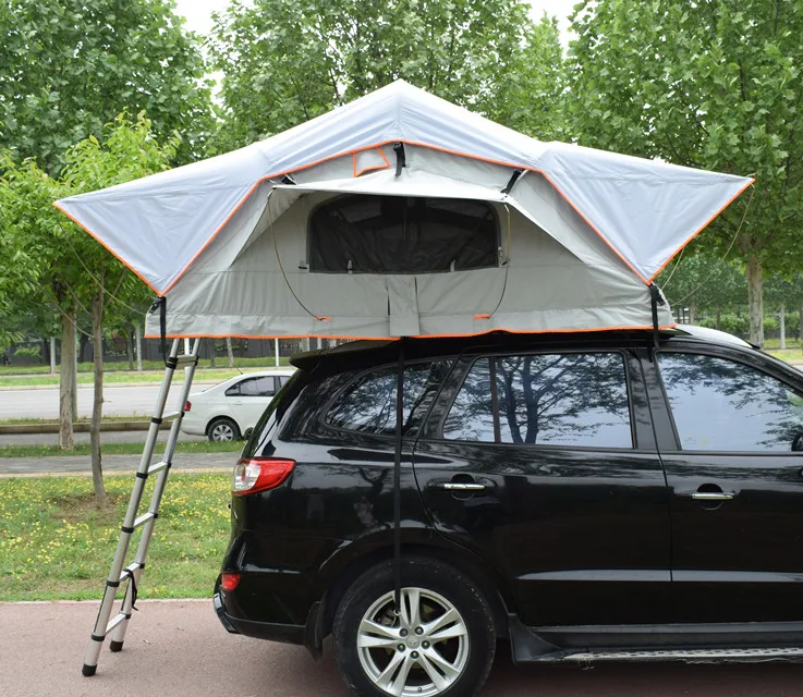 

High Quality 4x4 Off Road Car Roof Top Tent for Outdoor Camping, Blue, yellow