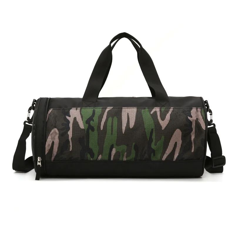 

customized pattern outdoor Black Gym sports military duffle bag