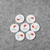 BSCI SGS white color plastic pocket acrylic coin