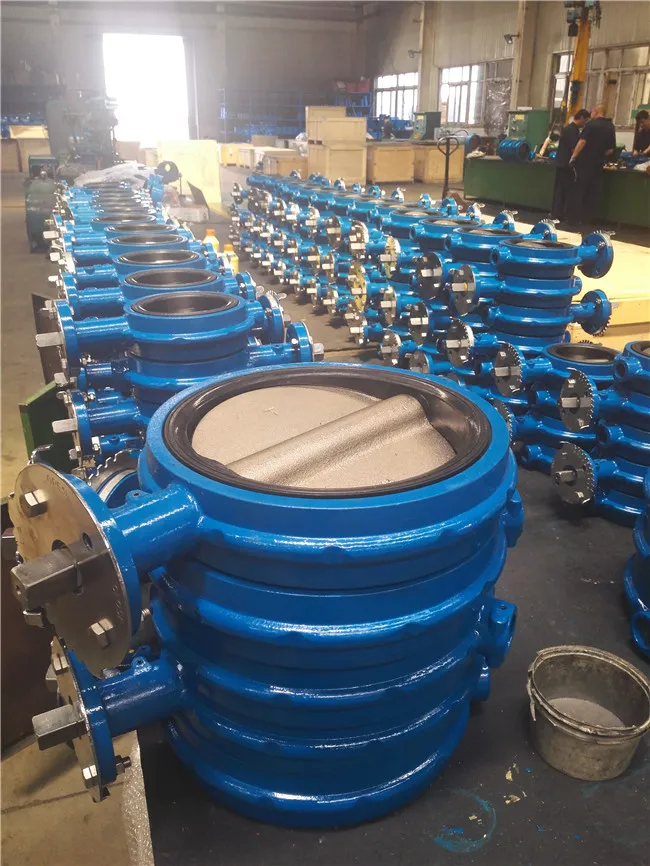 Zero Leakage Central Line Epdm Nbr Seat Wafer Butterfly Valve Standard ...