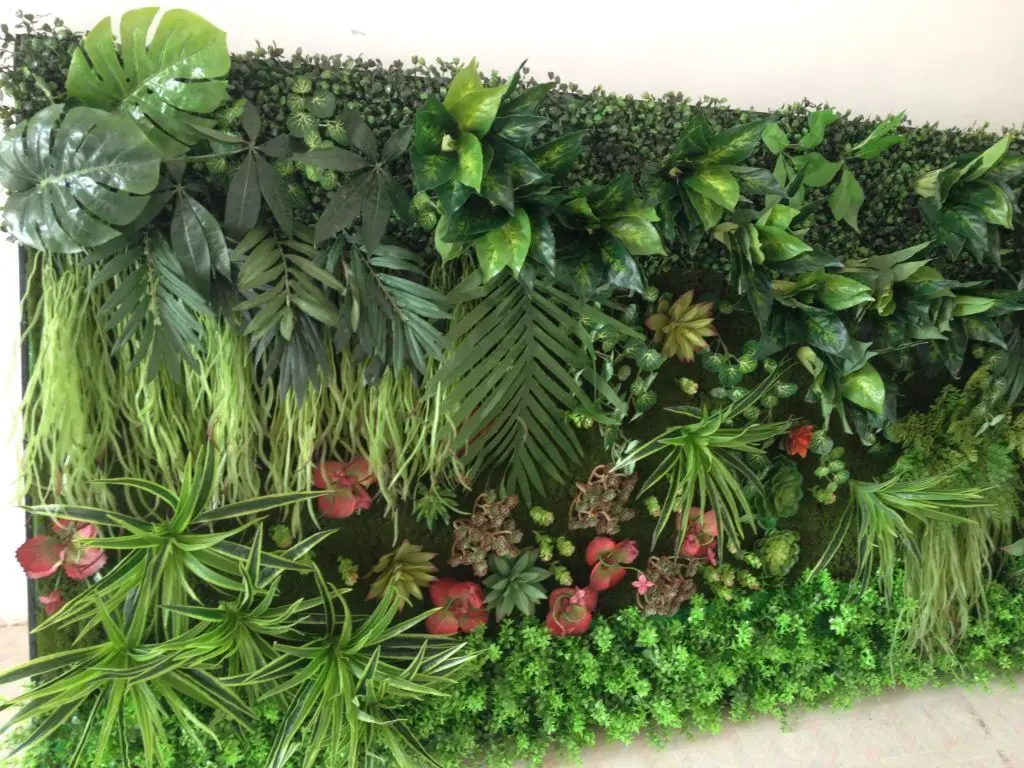 Mooie Plastic Kunstplanten Outdoor Groene Muur Buy Kunstmatige Groene