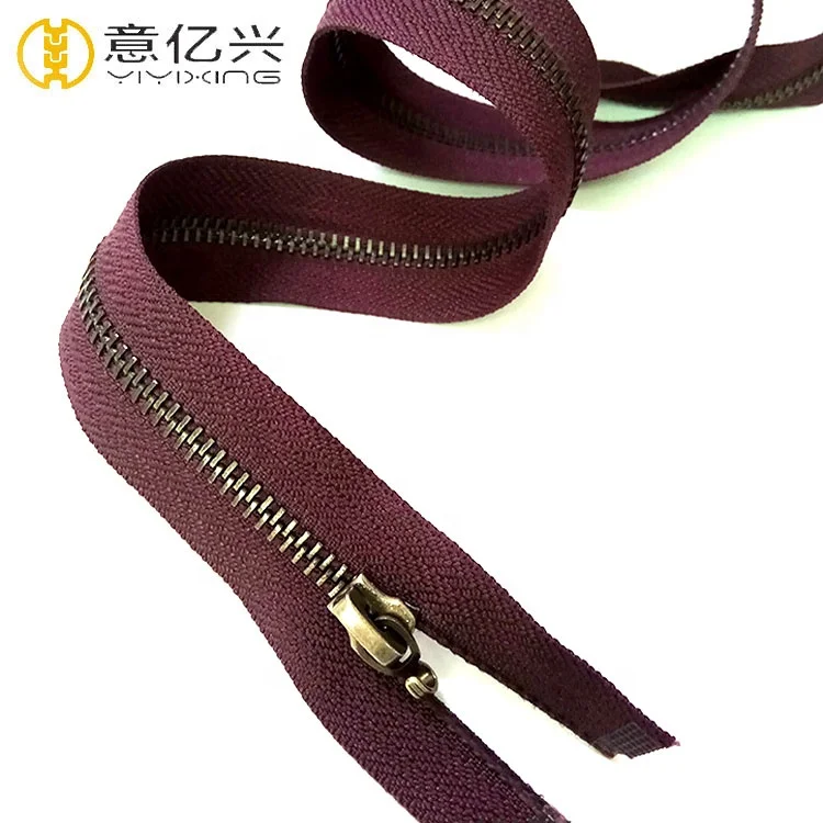 

New High Quality Industrial Metal Zipper For Hand Bags And Luggage