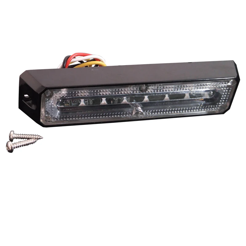 Wholesale auto 6 led Waterproof LED 12 volt Flasher Warning LED Car motorcycle Strobe Flashing Light