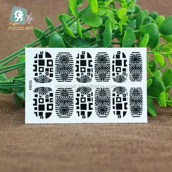 Y5304 Latest Hot Selling Nail Effects Polish Strips Decal Wrap