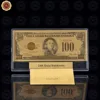1928 Year Gold Plated Dollar Gold $100 Dollar Bill US Banknotes for Sale