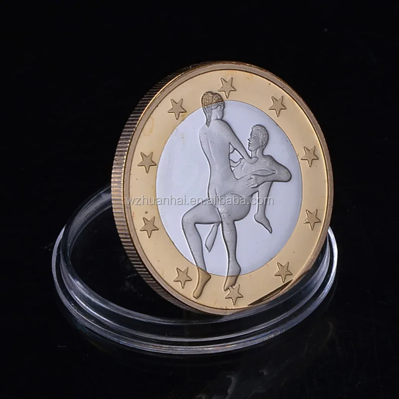 Peoples Bank New Year T Custom Gold Silver Metal 3d Figure Nude Sex