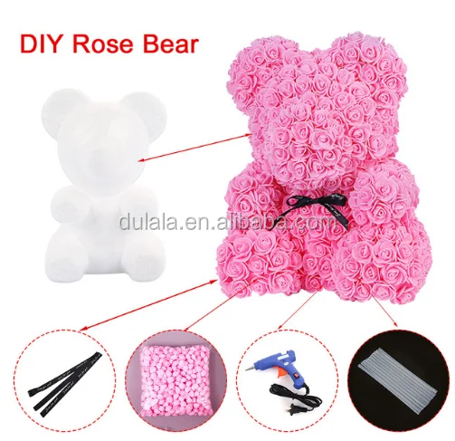 rose bear diy