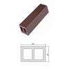 environmental-friendly and 100% recycled wpc hollow beam, fence post and stair railing for garden designs,waterproof guardrail