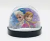 Photo frame glitter in water plastic empty water globe photo crystal ball snow