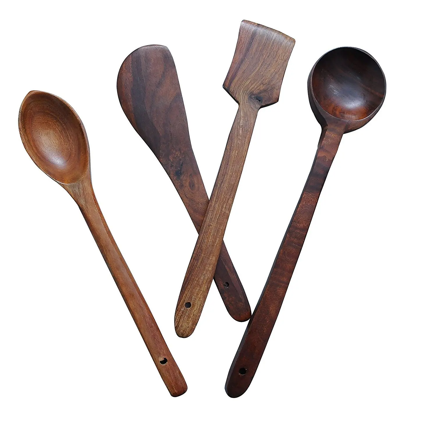 wooden spoon set for cooking