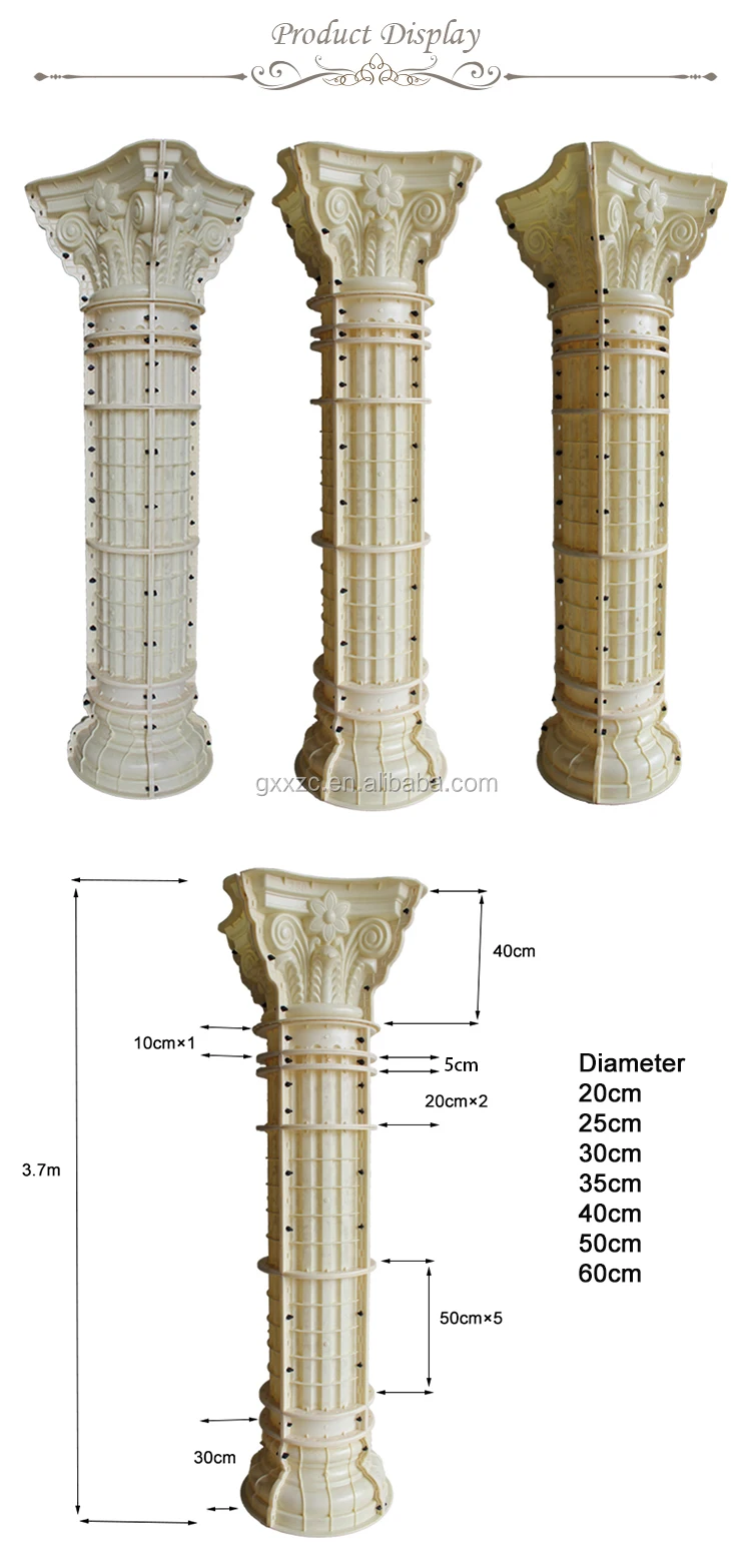 Римская колонна своими руками из бетона