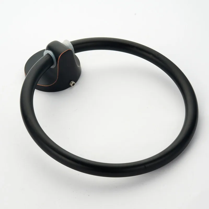 
Bathroom Wall Mount Shower Organization Oil Rubbed Bronze Towel Ring 